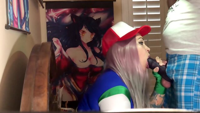 Pokemon Trainer Sucks Off And Gets Fucked Hard By Arcanine And Rapidash