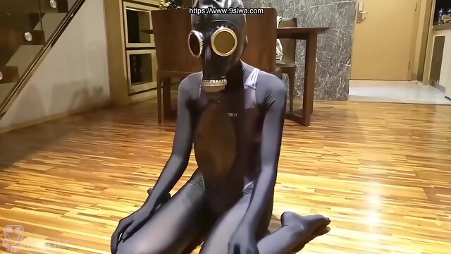 Zentai 004 Zentai+bondage+multilayer Hood+gasmask