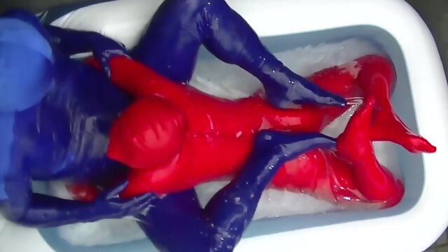 Miraidouga - Slimy Lotion Zentai Sex