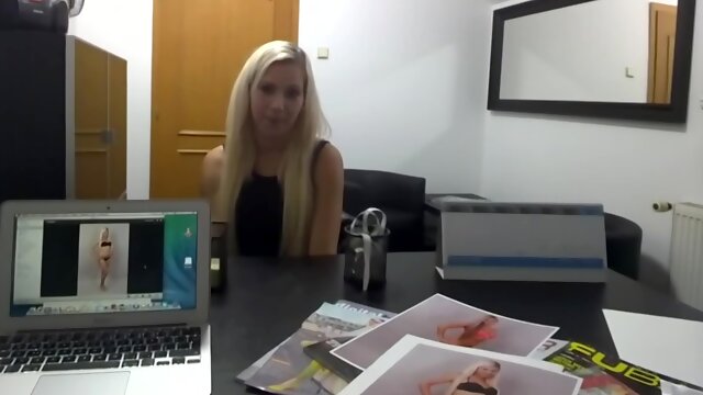 Horny Blond Hottie Fucked On Audition