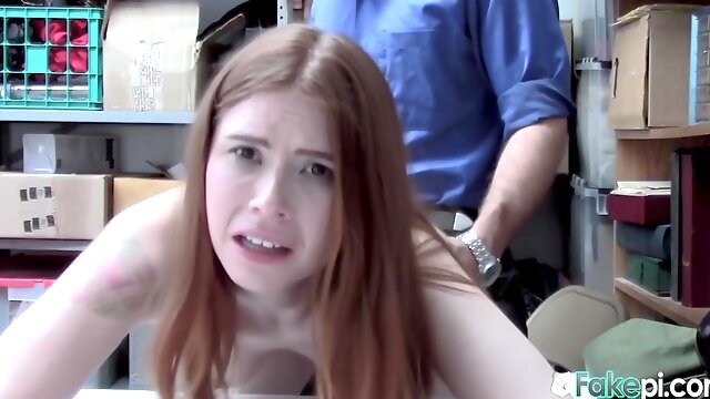 Redhead Gets Fucked Hard In Honor To St Patricks Day
