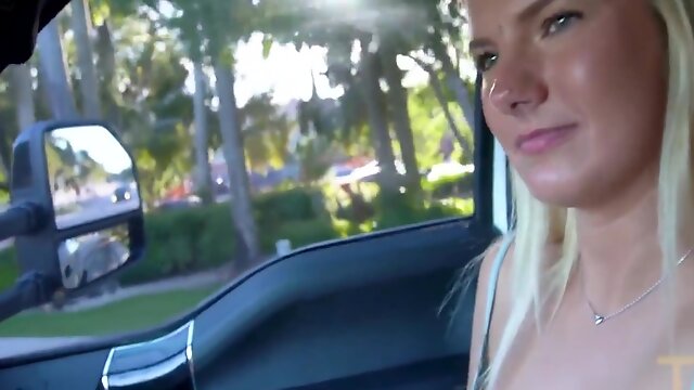 Sexy 20 Year Old Blonde Cheats On Her Boyfriend In Parking Lot - Lacy Tate Tt S1e18 21 Min