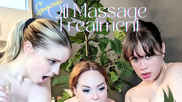 Summer Hart, Tegan Trex And Codi Vore - Special Oil Massage Treatment