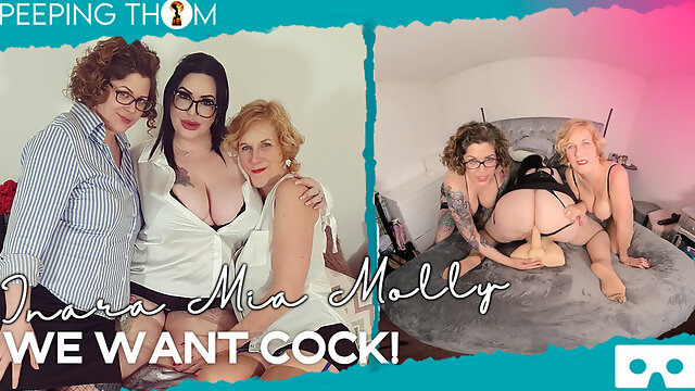 Mia Milf And Inara Stark In We Want Cock - Huge Tits Milf Foursome With Tommy Torso