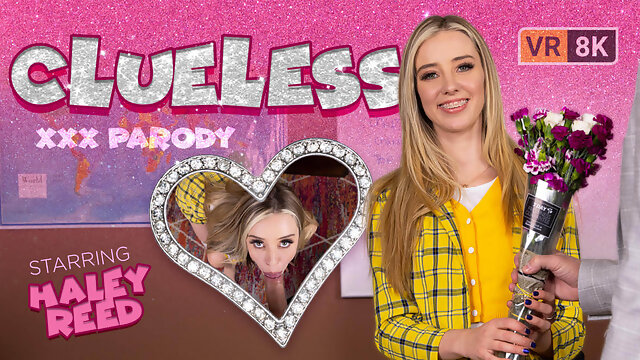 Clueless (a Xxx Parody) - Petite Blonde Pornstar Sex With Haley Reed