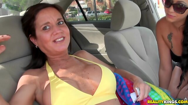 Emily Kae In Street Titty Flashes