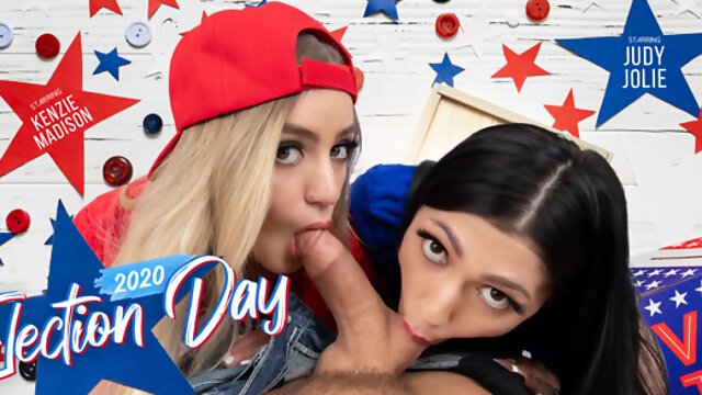 Judy Jolie And Kenzie Madison - Election Day 2020