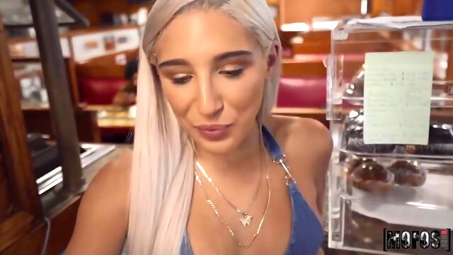 Hot Waitress Abella Danger Takes Cock As Tip - Teaser Video