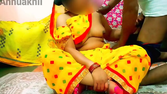 Indian Desi Bhabhi Ne Dever Ke Sath Apni Rat Rangeen Kiya Clear Hindi Vioce