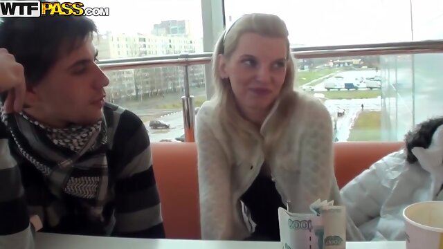 Dp Public Sex Scene In The Restroom With Eric, Kamila And Edik