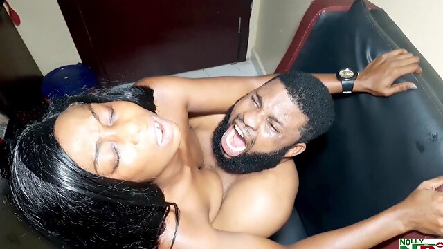 African Milf Pussy Welcomes Krissyjoh S Big Dick On Chair With Passionate Sex - Teaser Video