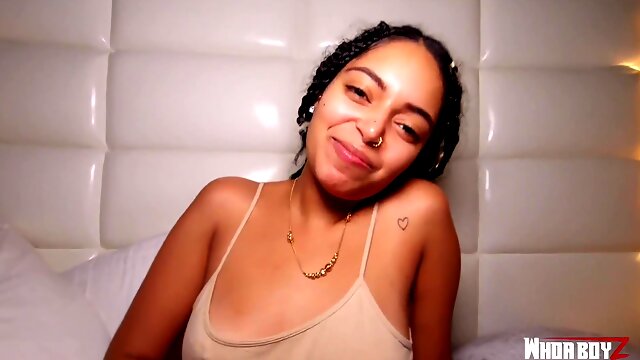 Bella Rose - Big Booty Latina Girl Gets Creampie