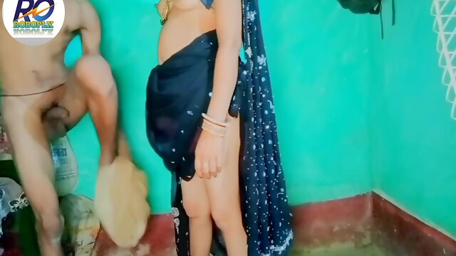 Desi Sexy Video Kala Sari Bari Bhabhi Looked Very Beautiful After Taking All Off And Making Her A Mare