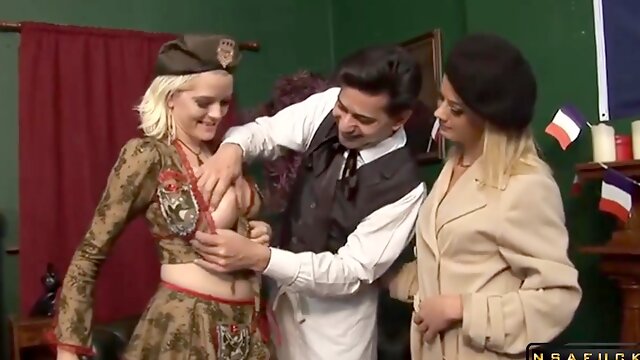 Enticing Milfs In Lingerie Share Their Lust For Hardcor