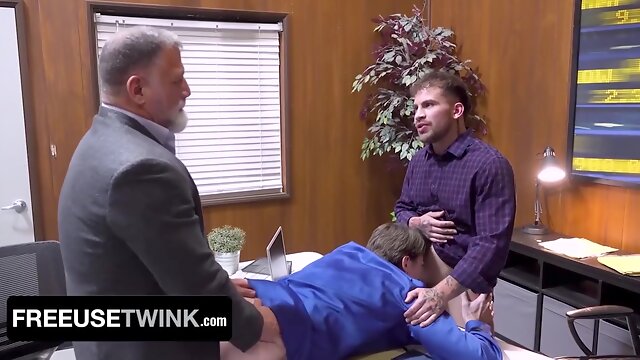 Starting A New Position Is Never Easy But Jack Is Happy To Be Welcomed By Keith His New Colleague