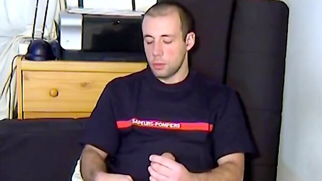 Str8 Firefighter Gets Wanked By A Guy Despite Of Him: Sebastien - Teaser Video