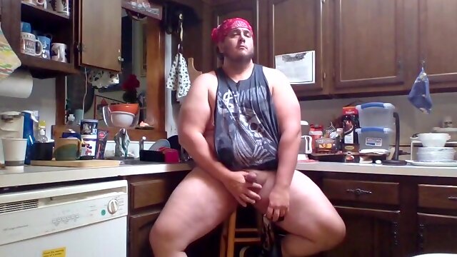 Huge Beefy Handyman Chub Dreams Of Being Male Stripper