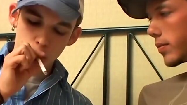 Gay Smoking Cigar