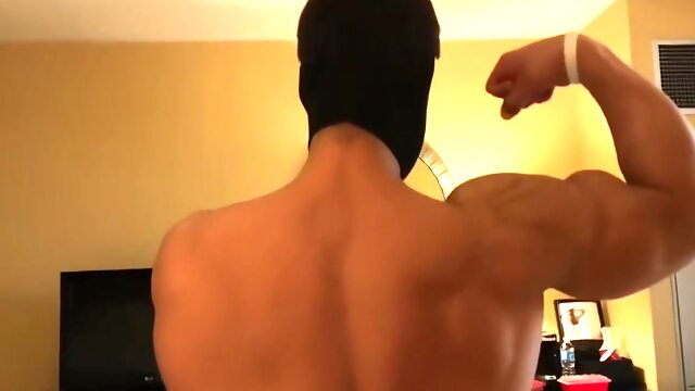 Alpha Flexes And Tease Straight Lad