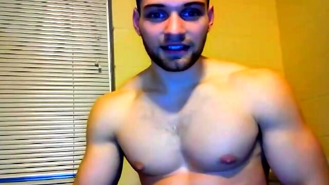 Frat Teen Jerks Off & Cums On Web Camera