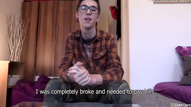 Edgy College Student Gets Fucked In The Ass In Pov With Debt Dandy