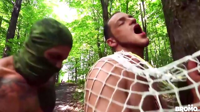 Catches In The Net And Fucks Him Raw With Oliver Smith And Bo Sinn