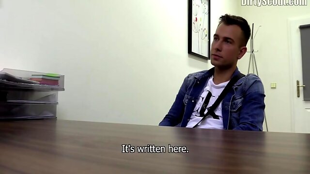 Casting Session With A Very Slutty European Gay Hunk