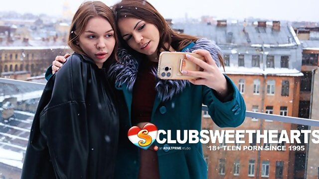 Naughty Lana Rose and Sirena Milano - scissoring in lesbian video - Club Sweethearts