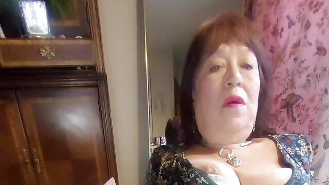 Hairy Granny Solo Masturbation