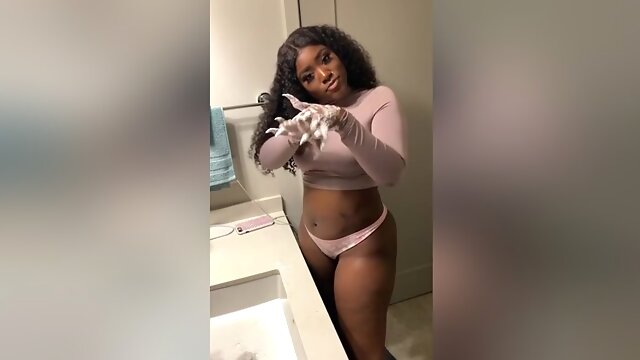 Ebony Wash Her Hands