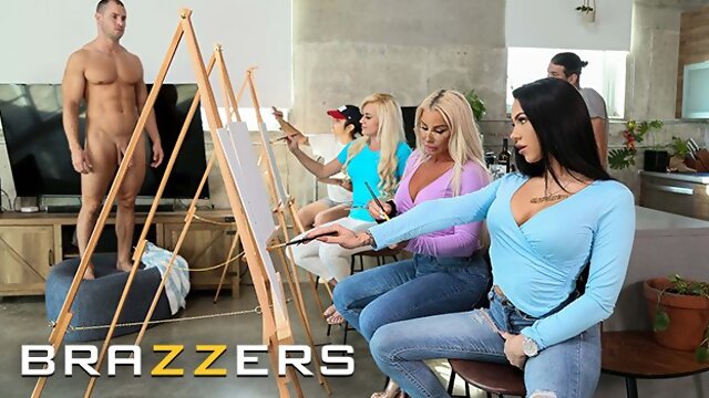 BRAZZERS - Robbin Banx & MJ Fresh Get On Stage And Share Dancans Delicious Cock In A Hot 3some