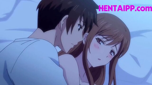 Stepbrother wakes up and seduces his stepsister hentai