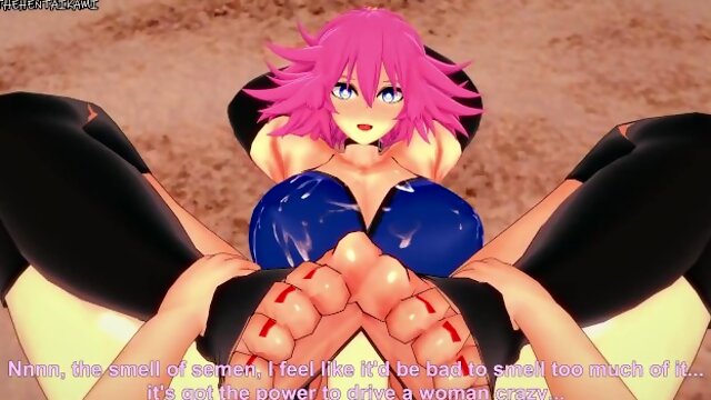 Poison Gives You a Footjob At The Beach! Street Fighter Feet POV
