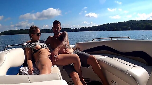 Last Few Weeks Of Summer So We Had To Get In Some Hot Sex On The Lake 10 Min