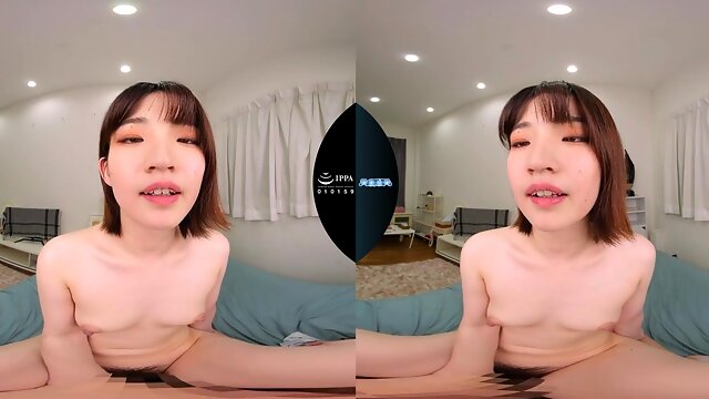 Shameless asian teen VR unforgettable porn video