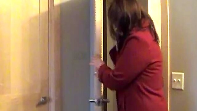 BBW Brunette Big Boobs Step Mother Mary Caught Step Son Jerking Off To Her Pictures