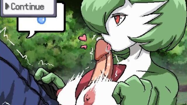 Pokemon hentai version - This gardevoir has the best blowjob in this game