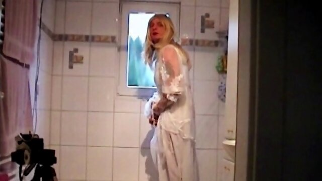 Crossdresser Mature, Shemale, Shower, German, Bride