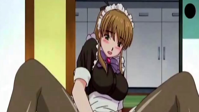 Watch Maid in Panties Pleasuring Master in Animate Toyplay