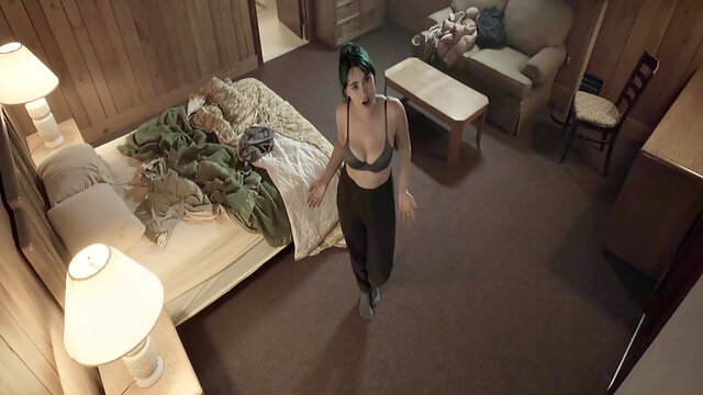 Skyler Wrights hot lingerie gets a makeover in the kitchen