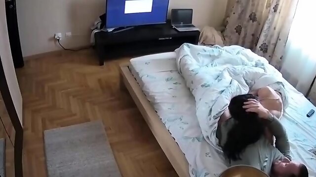 European babe sucks cock and gets fucked on hidden cam