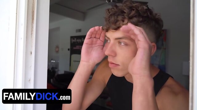 Jacks Friends Are About To Arrive And His Stepdad Is Still Taking A Sunbath Fully