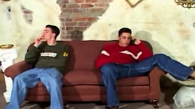 Pair of Boys Fuck On The Couch