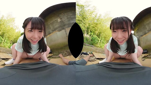 Asian cute teen crazy VR sex video