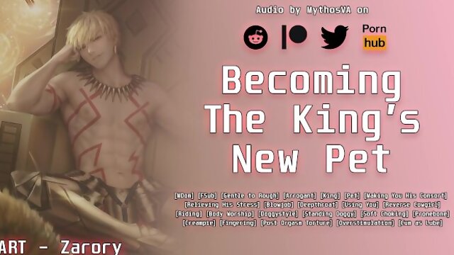 Becoming the Kings New Pet  ASMR Audio Roleplay