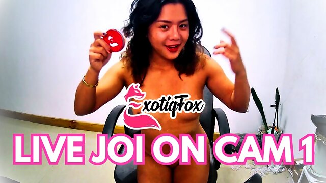 Cute Bubbly Asian Girl Gives JOI in a Live Private Show. Very Encouraging and Fun!