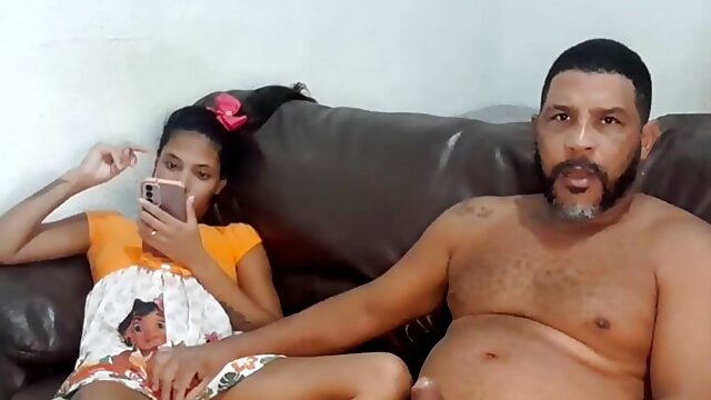 Brazilian Girl, Stepfather, Girl Cum In Mouth, Taboo, Homemade, Skinny, Panties