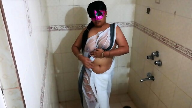 Indian Big Boobs Horny Lily In Bathroom Taking Shower