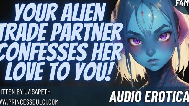 Your alien trade partner confesses her love to you! [sci fi] [40k inspired] [blowjob] [erotica]