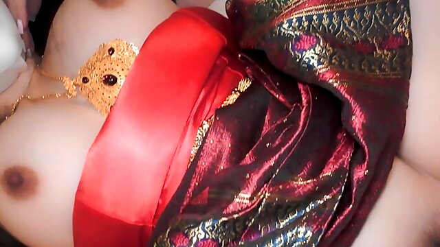 Creampie Thai dancer in a red dress